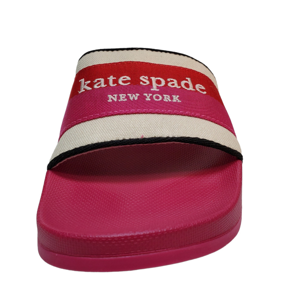 Kate Spade Womens Shoe Buttercup Slip On Slide Sandals Pink Heirl… - Picture 2 of 6